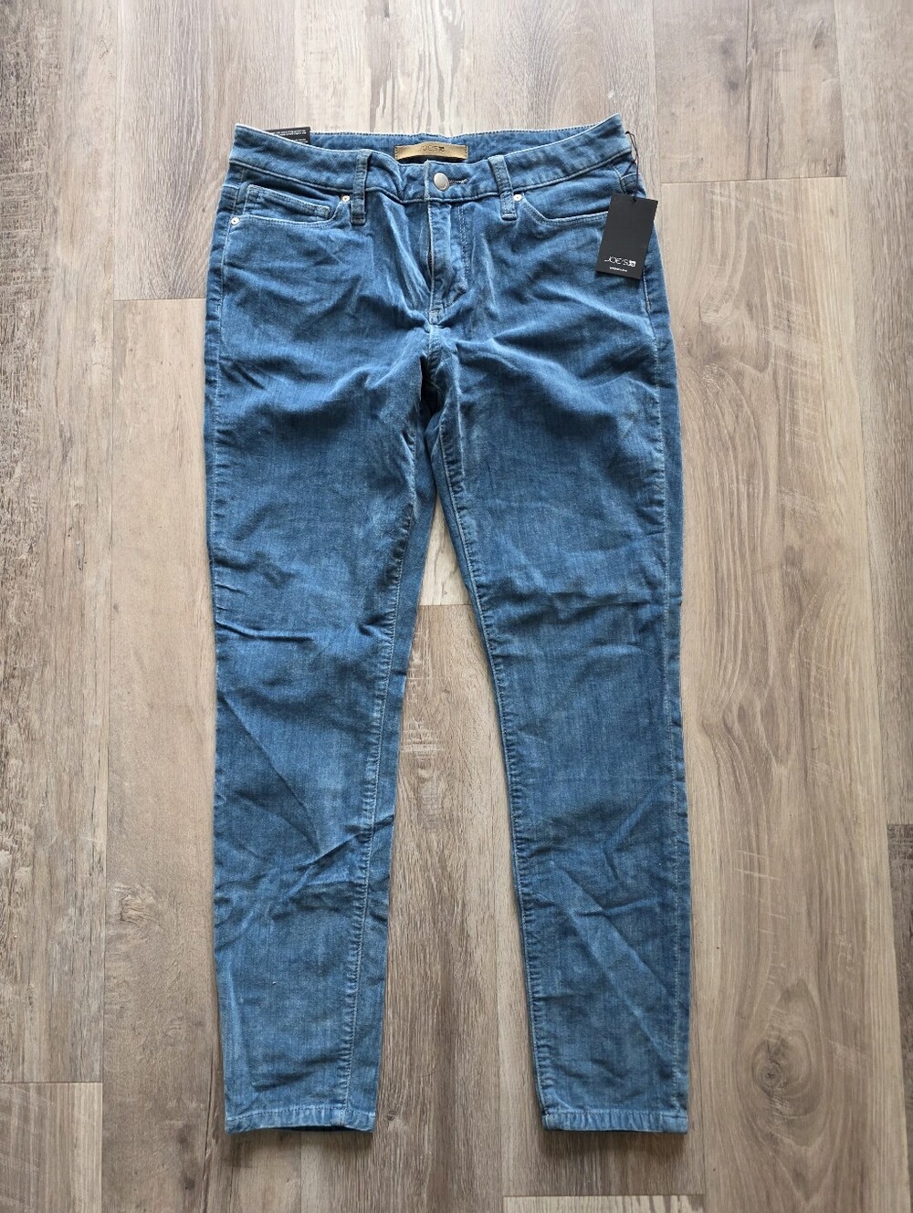 Womens NWT Joes Blue Velvet Skinny Ankle Pants Size 29